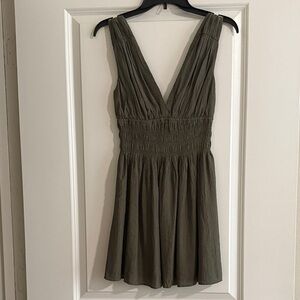 Abercrombie & Fitch Olive Mini Dress